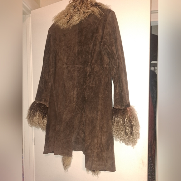 Vintage Bebe Mongolian Fur Penny Lane Coat - Picture 4 of 4